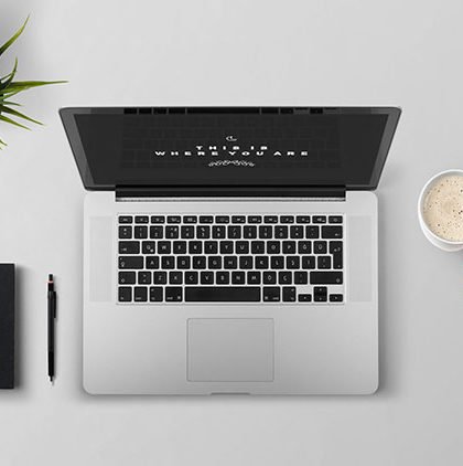 Minimalist workspace