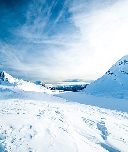 Snowy mountain