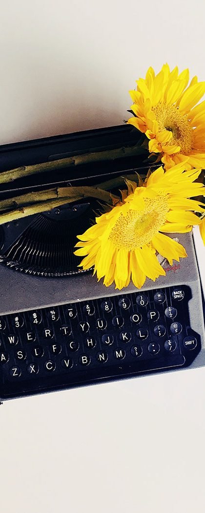 Old typewriter